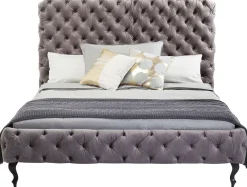 KARE Design Letto Desire 160x200 Cm Grigio Argento - KARE> Letti