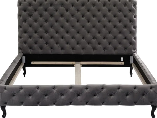 KARE Design Letto Desire 180x200 Cm Grigio Argento - KARE> Letti