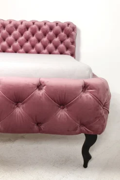 KARE Design Letto Desire 160x200cm Velluto Rosa - KARE></noscript> Letti