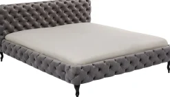 KARE Design Letto Desire 200x200cm Velluto Grigio Argento - KARE></noscript> Letti