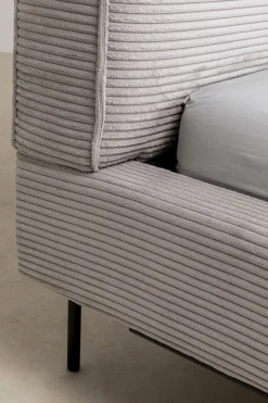 KARE Design Letto East Side Cord grigio 180x200cm - KARE></noscript> Letti
