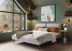 KARE Design Letto East Side velluto a coste grigio 160x200 - KARE></noscript> Letti