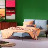 KARE Design Letto East Side velluto a coste blu 160x200 - KARE> Letti