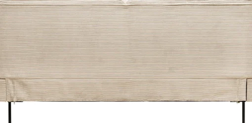 KARE Design LETTO EAST SIDE VELLUTO A COSTE CREMA 160X200 - KARE> Letti