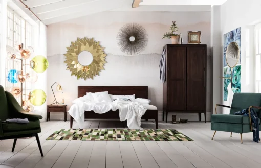KARE Design Letto In Legno Brooklyn Noce 180x200cm - KARE> Letti