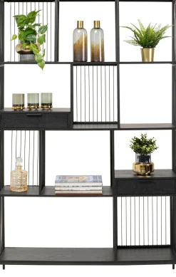 KARE Design Libreria Bologna Nero 125x200cm - KARE> Librerie