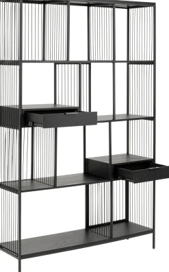 KARE Design Libreria Bologna Nero 125x200cm - KARE> Librerie