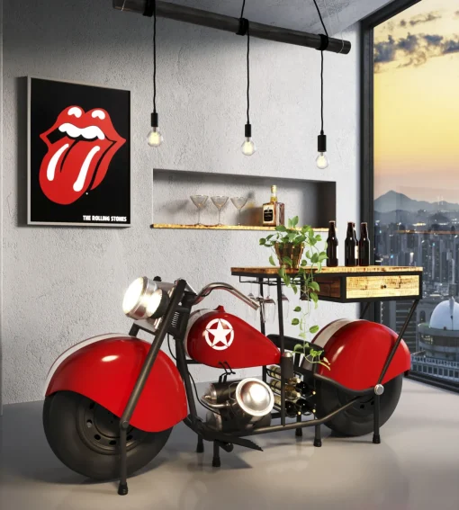 KARE Design Mobile bar Motorbike rosso - KARE> Bar