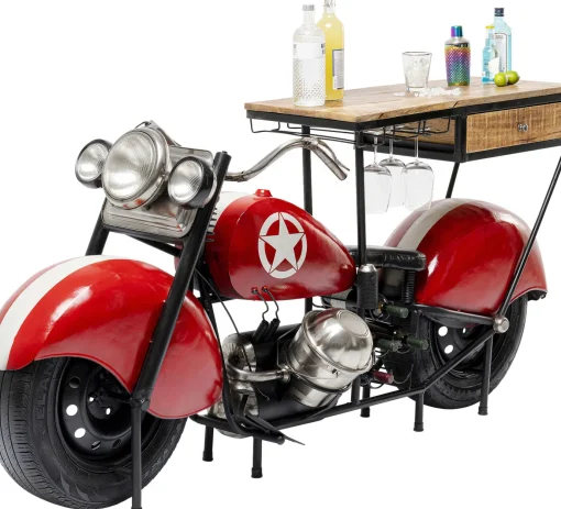 KARE Design Mobile bar Motorbike rosso - KARE> Bar