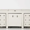 KARE Design Mobile Trucco Diva Croco Bianco - KARE> Consolle Guardaroba