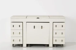 KARE Design Mobile Trucco Diva Croco Bianco - KARE> Consolle Guardaroba