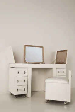 KARE Design Mobile Trucco Diva Croco Bianco - KARE></noscript> Consolle Guardaroba