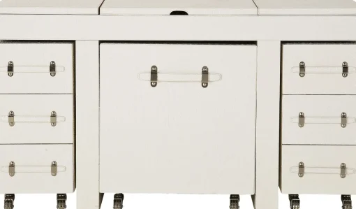 KARE Design Mobile Trucco Diva Croco Bianco - KARE> Consolle Guardaroba