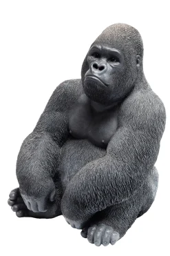 KARE Design Oggetto Decorativo Monkey Gorilla Side Medio Nero - KARE></noscript> Statuette Decorative