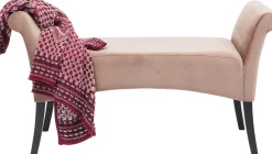 KARE Design Panca Imbottita Motley Velluto Rosa - KARE> Panche