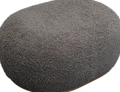 KARE Design Panca Pebble Boucle grigio 81cm - KARE> Panche