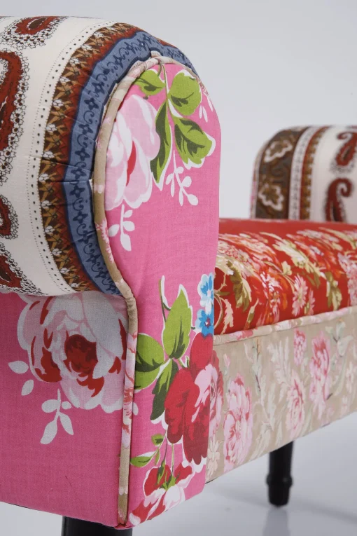KARE Design Panca Wing Patchwork Rosso - KARE> Panche