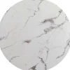 KARE Design Piano rotondo in MDF laminato con motivo a marmo bianco Ø80 cm - KARE> Tavoli