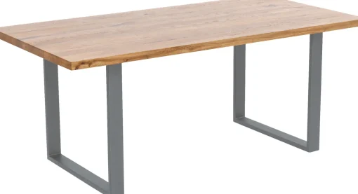 KARE Design Piano Tavola bordo dritto quercia 160x80 - KARE> Tavoli