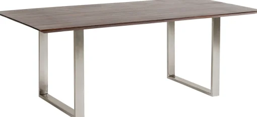 KARE Design Piano Tavola bordo smussato scuro 180x90 - KARE> Tavoli