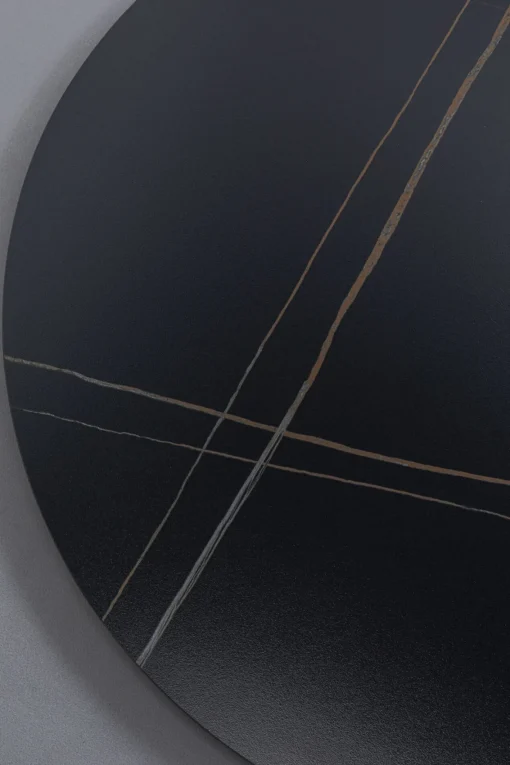 KARE Design Piano tavolo rotondo ceramica nero Ø90cm - KARE> Tavoli