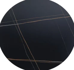 KARE Design Piano tavolo rotondo ceramica Nero Ø120cm - KARE> Tavoli