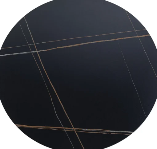KARE Design Piano tavolo rotondo ceramica Nero Ø120cm - KARE> Tavoli