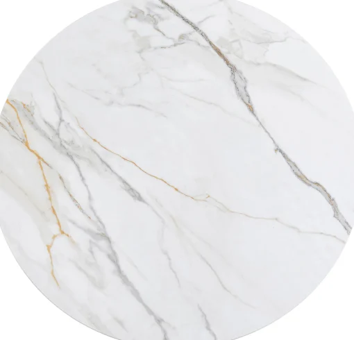 KARE Design Piano tavolo rotondo ceramica Bianco Ø120cm - KARE> Tavoli