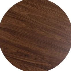 KARE Design Piano tondo in MDF impiallacciato noce Ø80 cm - KARE> Tavoli