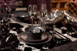 KARE Design Piatto Cosmos Nero Ø27cm - KARE></noscript> Stoviglie|Piatto