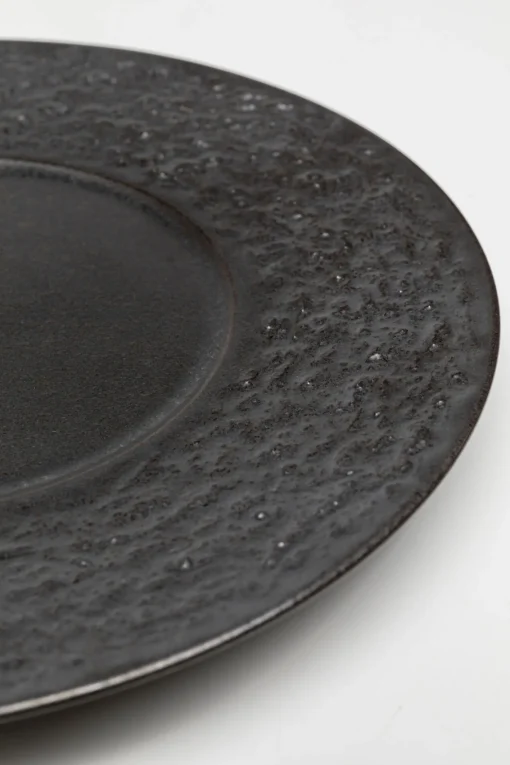 KARE Design Piatto Cosmos Nero Ø21cm - KARE> Stoviglie|Piatto