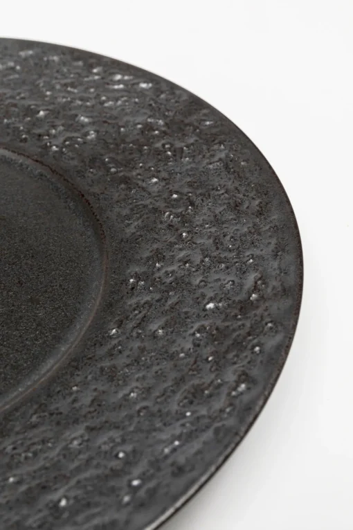 KARE Design Piatto Cosmos Nero Ø21cm - KARE> Stoviglie|Piatto