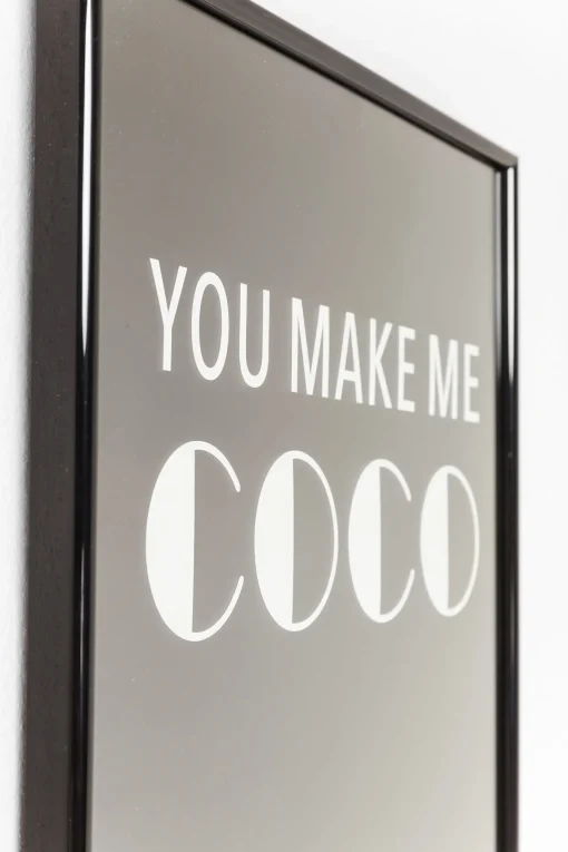 KARE Design PICTURE FRAME YOU MAKE ME COCO 42X30CM - KARE> Quadri