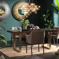 KARE Design Piedi  Tavola ottone (2 pz) - KARE> Tavoli