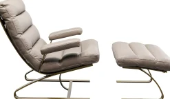 KARE Design Poltrona + sgabello Novel - KARE> Poltrone