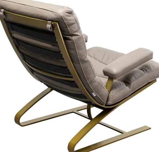 KARE Design Poltrona + sgabello Novel - KARE> Poltrone