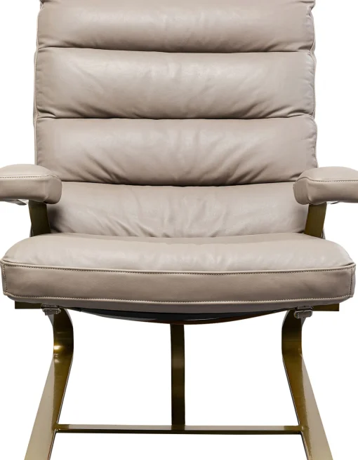 KARE Design Poltrona + sgabello Novel - KARE> Poltrone