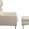 KARE Design Poltrona + sgabello Quinn Alto Beige - KARE> Poltrone