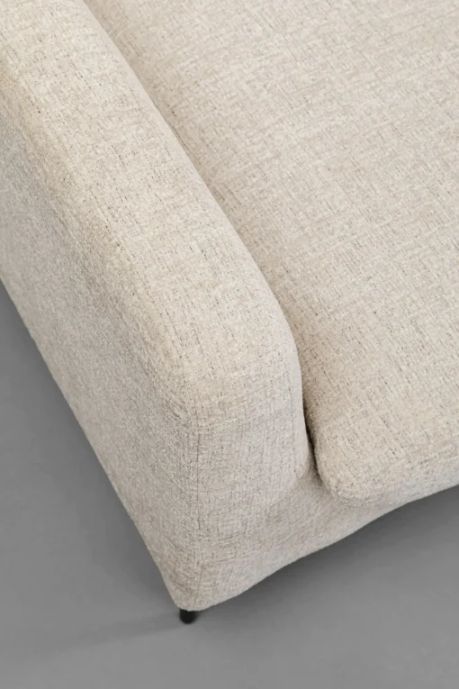 KARE Design Poltrona + sgabello Quinn Alto Beige - KARE> Poltrone