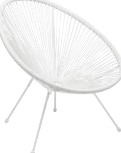 KARE Design POLTRONA ACAPULCO BIANCO - KARE></noscript> Poltrone