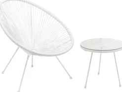 KARE Design POLTRONA ACAPULCO BIANCO - KARE></noscript> Poltrone