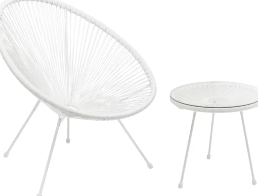 KARE Design POLTRONA ACAPULCO BIANCO - KARE> Poltrone