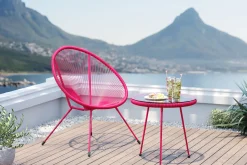 KARE Design Poltrona Acapulco Mono rosa - KARE></noscript> Tavolo Basso|Poltrone