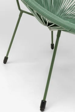 KARE Design Poltrona Acapulco Mono verde 2/Set - KARE> Poltrone