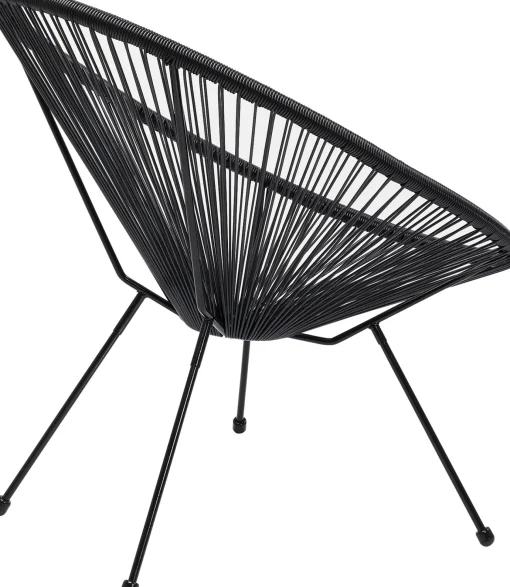 KARE Design POLTRONA ACAPULCO NERO - KARE> Poltrone