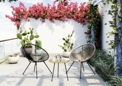 KARE Design POLTRONA ACAPULCO NERO - KARE></noscript> Poltrone
