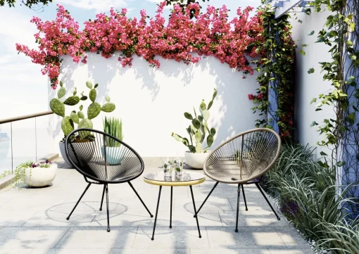 KARE Design POLTRONA ACAPULCO NERO - KARE> Poltrone