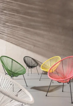 KARE Design POLTRONA ACAPULCO NERO - KARE></noscript> Poltrone