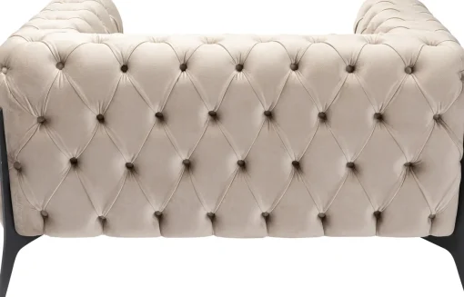 KARE Design Poltrona Bellissima Velvet taupe 120cm - KARE> Poltrone