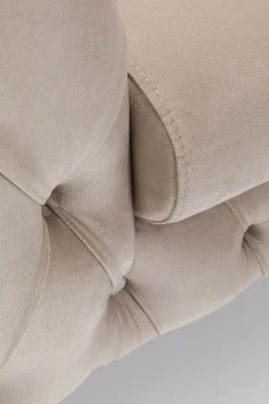 KARE Design Poltrona Bellissima Velvet taupe 120cm - KARE></noscript> Poltrone